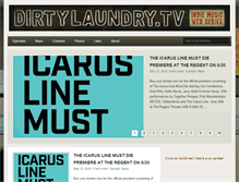 Tablet Screenshot of dirtylaundry.tv